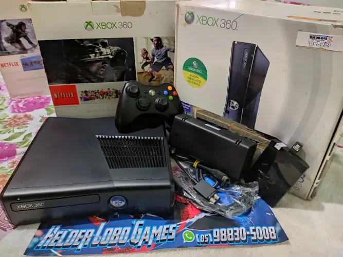 Xbox 360 destravado completo ( 70 jogos/ 01 controle/ 03 meses garantia)