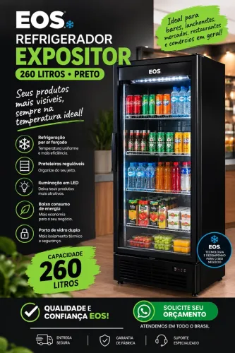 Freezer Expositor EOS 260l