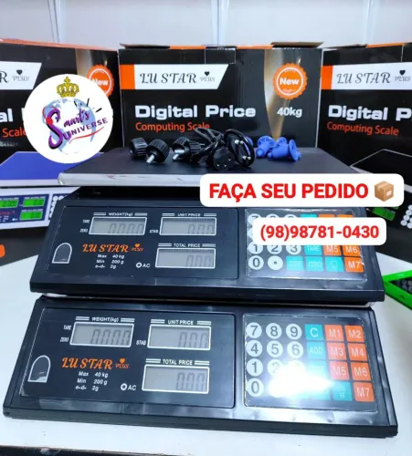 Balança Digital 40 KG Sacolão Frutaria Garantia 3 Meses 