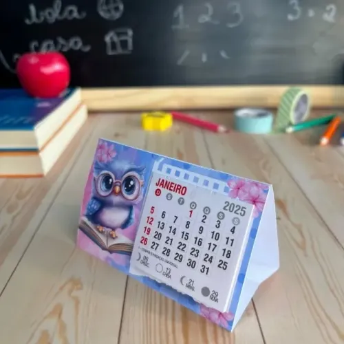 Mini Calendário de Mesa especial dia dos Professores