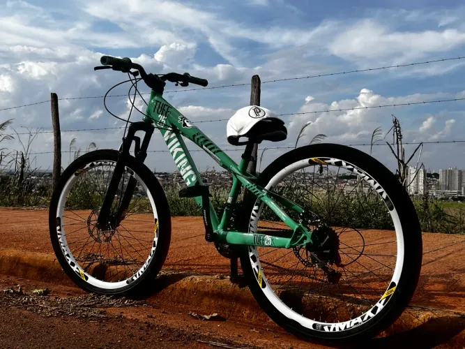 Bicicleta vikingx aro 26 tuff 25 verde