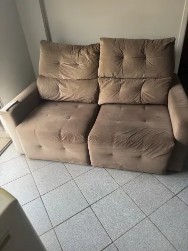 Sofa retratil e reclinavel para retirar nao entrego