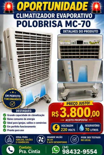 Climatizador Evaporador Polo Brisa MC-70