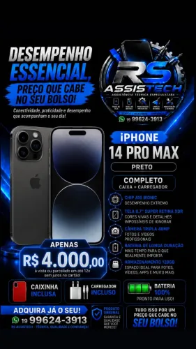 Iphone 14 pro max - completo