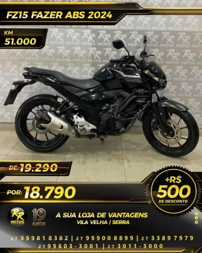 Moto Yamaha FZ15 FAZER 2024 