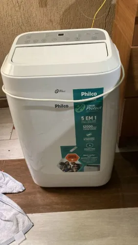Ar portátil semi-novo pac12000qf5 philco, 110w