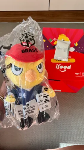 Canarinho ifood 1994 camisa azul novo