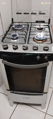 Fogão Esmaltec Topázio 4bocas Acendimento Automático