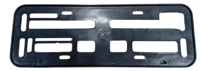Moldura Suporte Placa Carro Universal Mercosul Preto