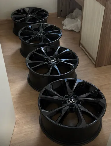 Rodas aro 20 5x114 modelo civic si pneus delinte