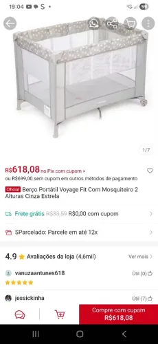 Berço cercado 100$