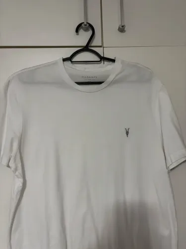 camiseta all saints branca G, 100% algodão orgânico