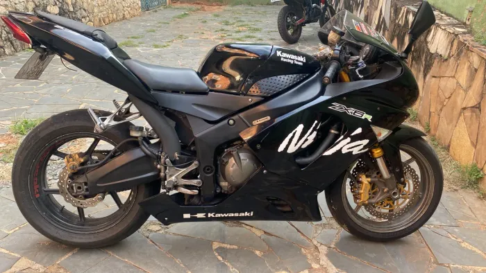 Kawasaki zx6 r 636 Preta , raridade.