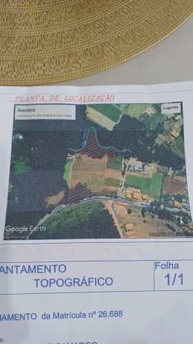 Terreno 5.650m² com escritura e 43m de frente para o asfalto - Piedade/SP