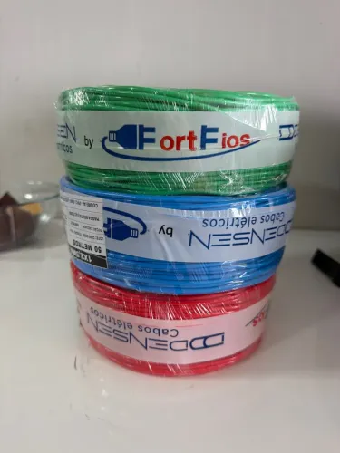 Fio eletricidade 2.5mm rolo 50 metros