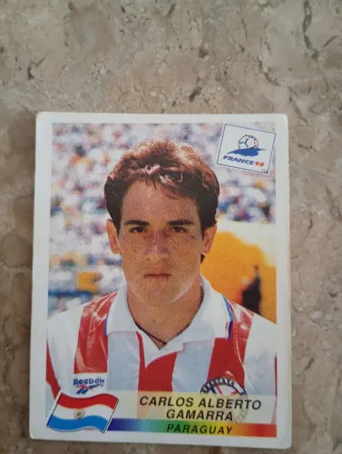 Figurinha Copa do Mundo 1998, Carlos Gamarra, 268