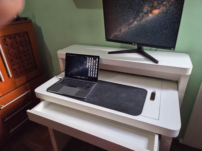 Mesa de trabalho Workspace Ergonômica planejada