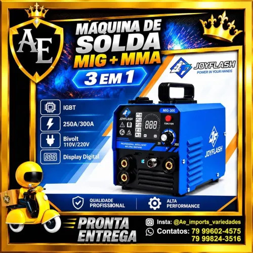 Máquina de Solda MIG+MMA