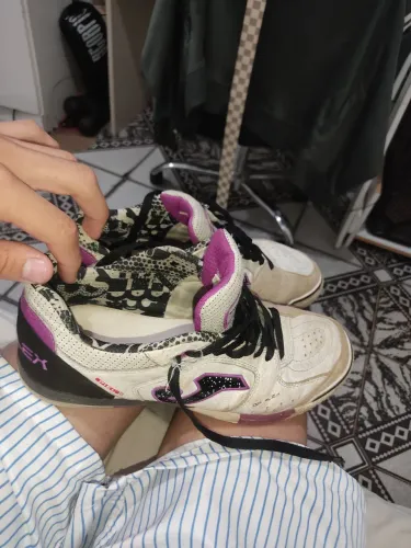 Joma top flex roxa pra sair hoje