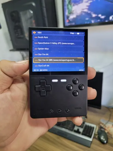 Trimui Brick Portátil Retro Console Usado Com Cartão 4GB Jogos