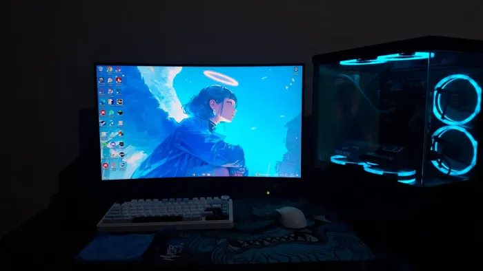 SETUP GAMER COMPLETO RTX4060 GALAX + MONITOR 200HZ - SUPER CONSERVADO