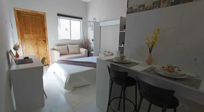 Linda Kitnet 27m² Toda mobiliada