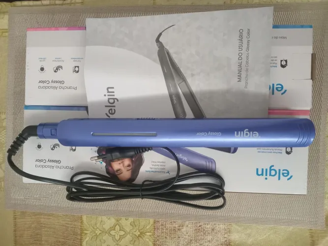 Prancha Alisadora Glossy Cor Elgin bivolt