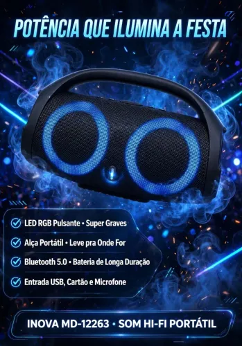 Caixa de som Bluetooth