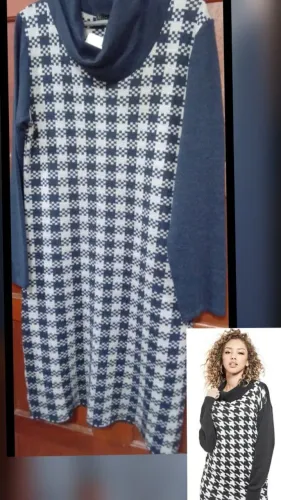 Vestido de lã GG