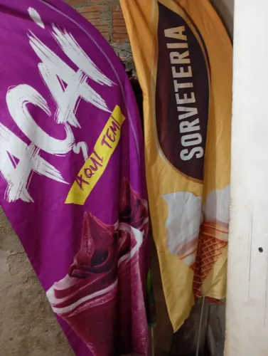 Kit de 5 banner ? WIND BANNERS E MINI BANNERS PROFISSIONAIS ?
