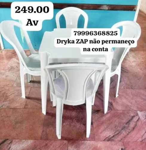 jogo de mesa plastica