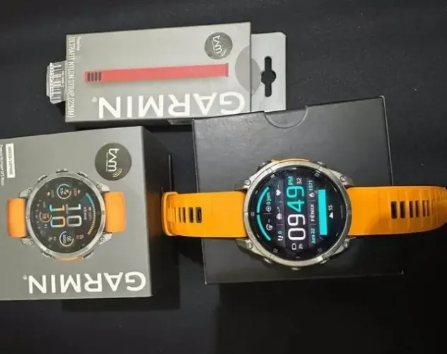 GARMIN FENIX 8 AM0LED 51 MM SEMI NOVO COMPLETO