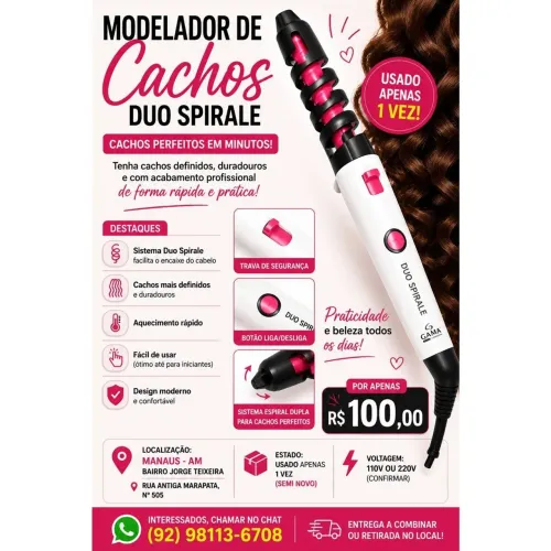 Modelador de cachos