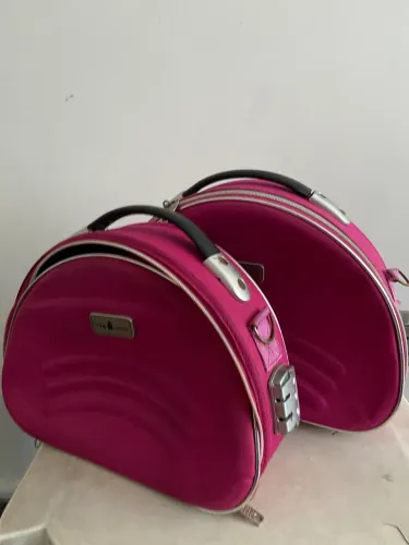 Kit de Viagem / Nécessaire Rígida Util Bags (Cor Pink)