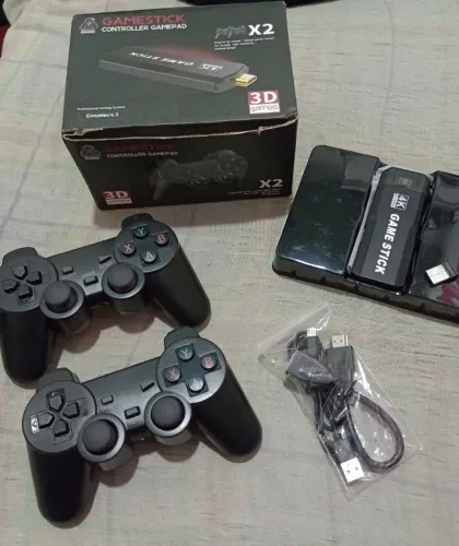 Game Stick Gd10 4K + 2 Controles - Completo
