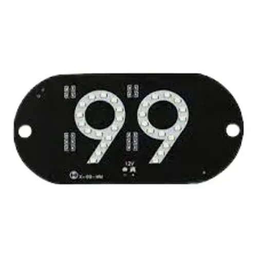 Placa Carro Led Motorista Aplicativo 99