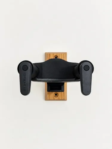 Kit com 3 suportes de parede Hercules para instrumento de corda (violão, guitarra)