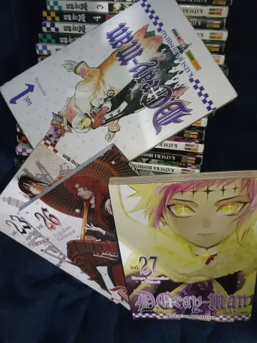 Coleção D.Gray Man do volume 1 ao 27 (faltando 21,24 e 25)