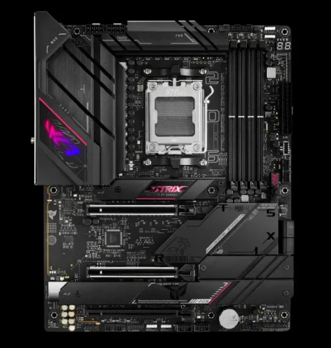Kit Upgrade Placa Mãe ROG STRIX B650E-E GAMING + Ryzen 7 7800x3D AM5.