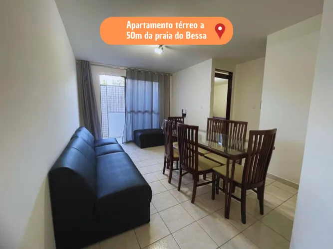 Apartamento Térreo para Venda em João Pessoa, Bessa, 2 dormitórios, 1 suíte, 2 banheiros,