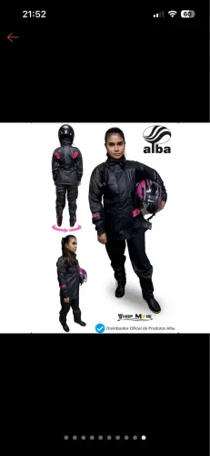 Capa de chuva feminina