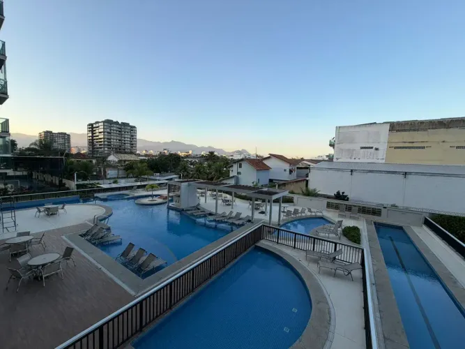 Lindo apartamento no Recreio, Viva com conforto, lazer e segurança em um condomínio clube