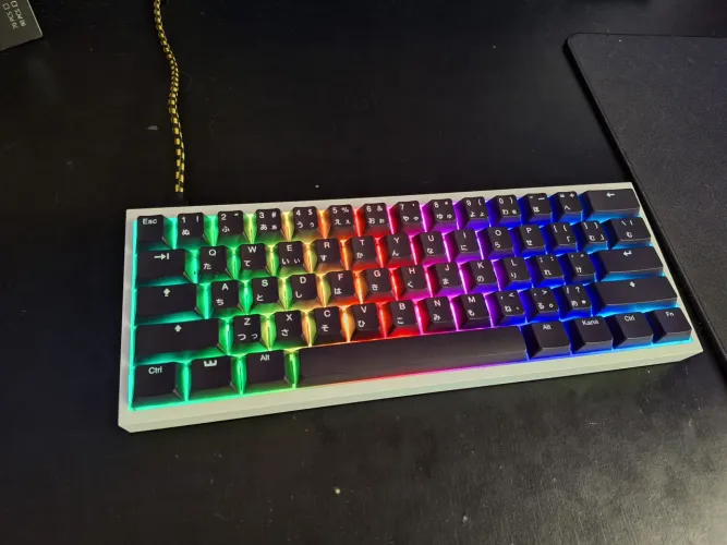 Wooting60he+, case tofu60 redux + switch gravastar UFO