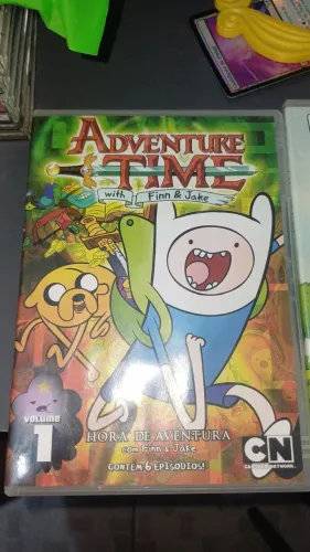 Lote 3 DVDs Cartoon Network - Gumball, Adventure Time, Regular Show