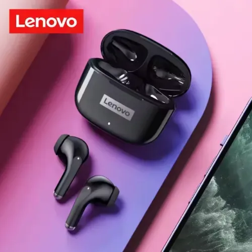 Fones de Ouvido Lenovo LP40Pro TWS Bluetooth 5.1 Original - Preto