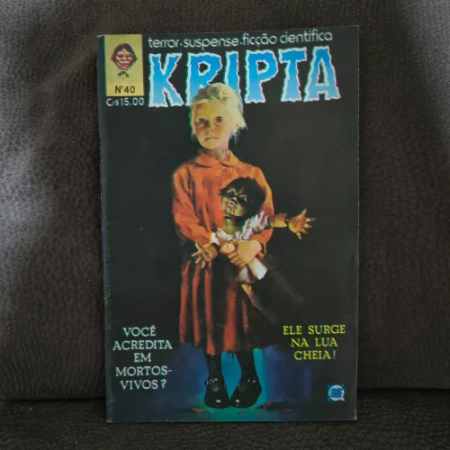 KRIPTA Nº 40 (RGE, 1979) | TERROR CLÁSSICO EM ESTADO DE COLECIONADOR PREMIUM!
