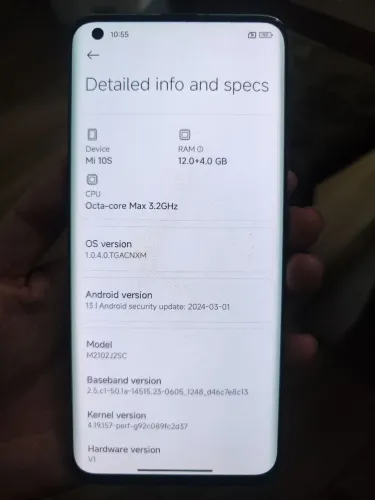 Xiaomi Mi 10S - HyperOS | Snapdragon 870 | Carregamento sem fio | quatro câmeras