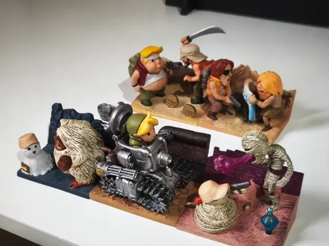 Coleção Completa Figures Metal Slug - Chaoer 2012