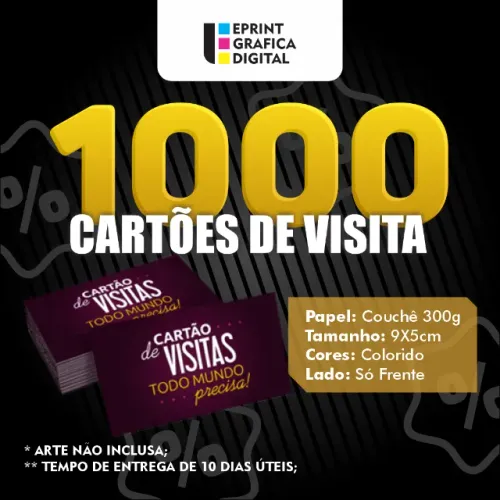 Promoção de Cartão de Visita!