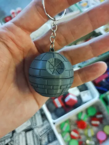 Chaveiro Rotatório DeathStar - NerdDog Store - Star wars Darth Vader Skywalker Yoda